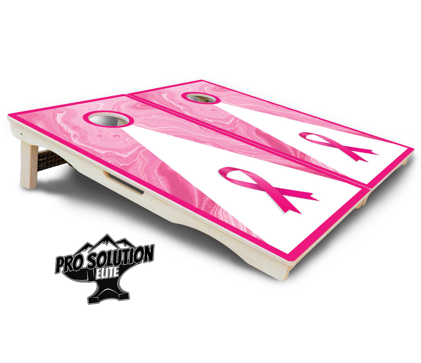Cancer Awareness Cornhole Boards - Pro Solution Elite Series