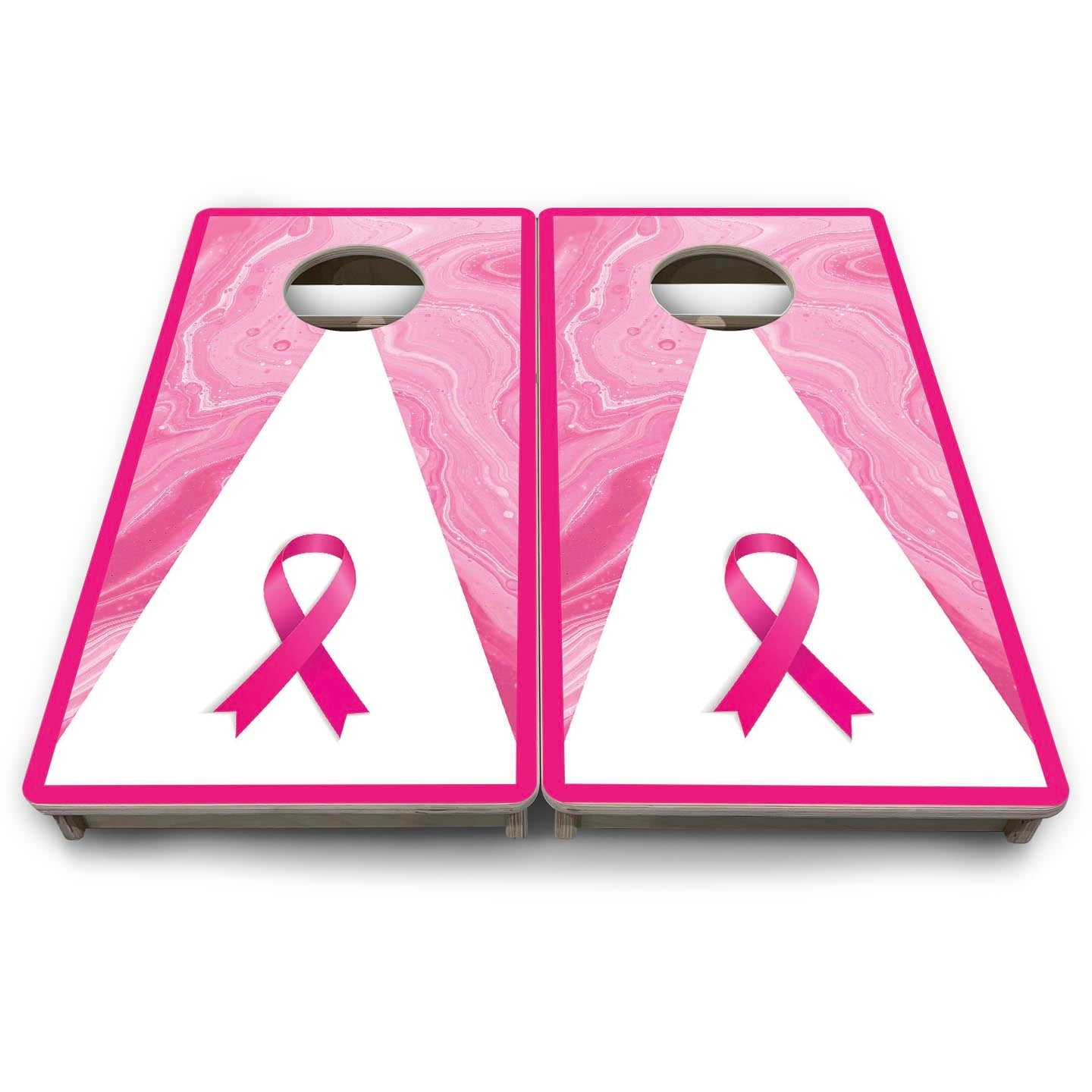 Breast Cancer Awareness - Mini or Vacation Size Cornhole Boards