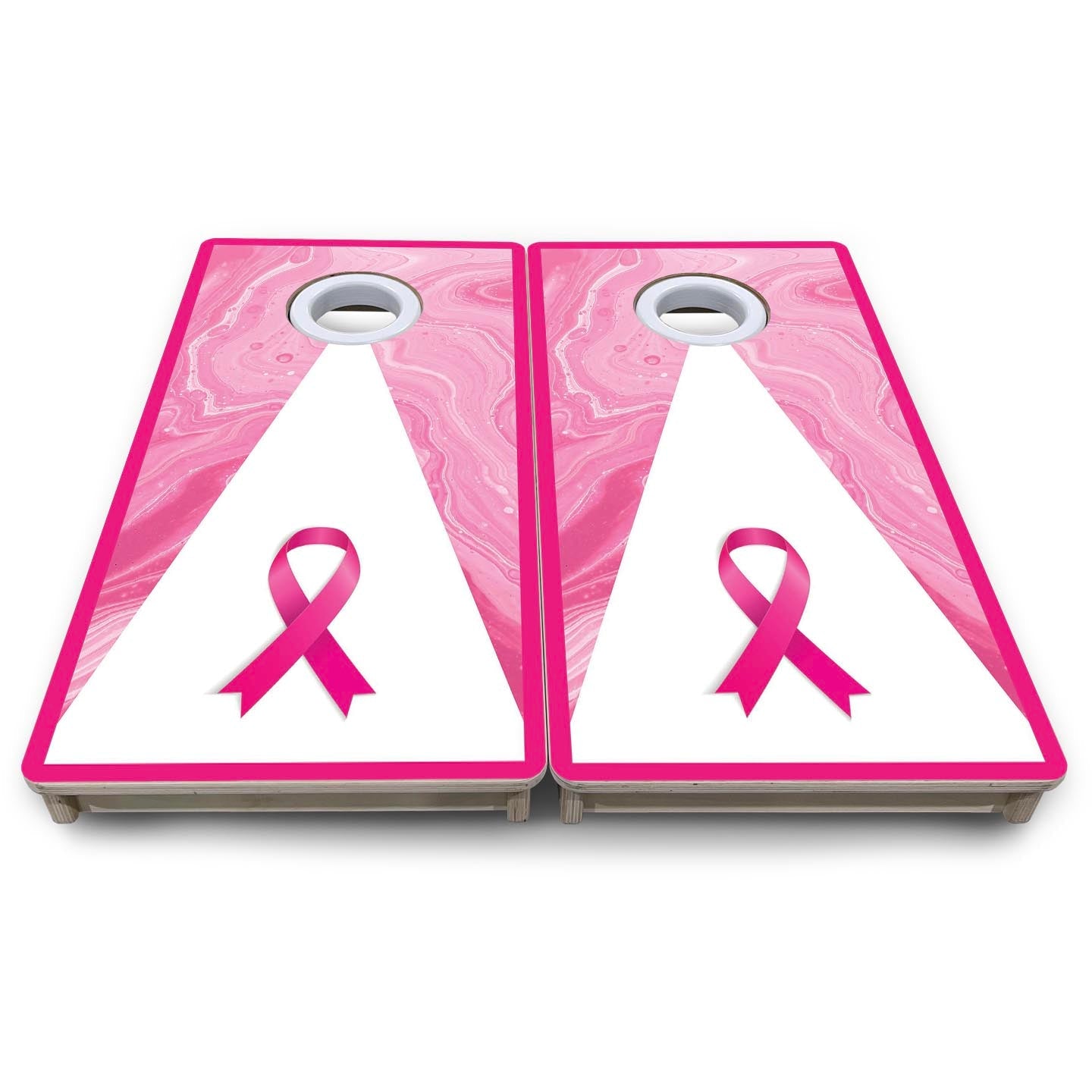 Breast Cancer Awareness - Mini or Vacation Size Cornhole Boards
