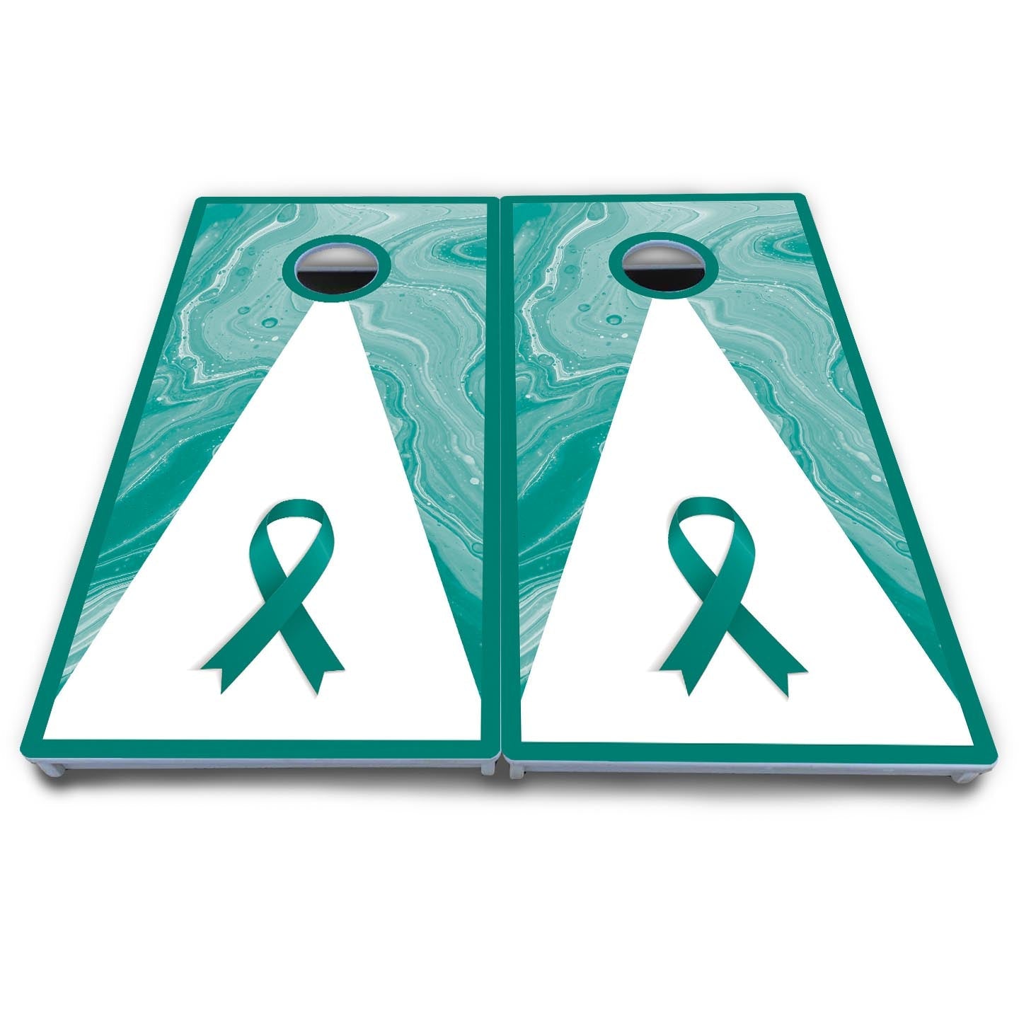 Cancer Awareness Cornhole Boards - All Weather Series