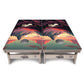 Mountain Sunset Cornhole Boards – Tournament Series
