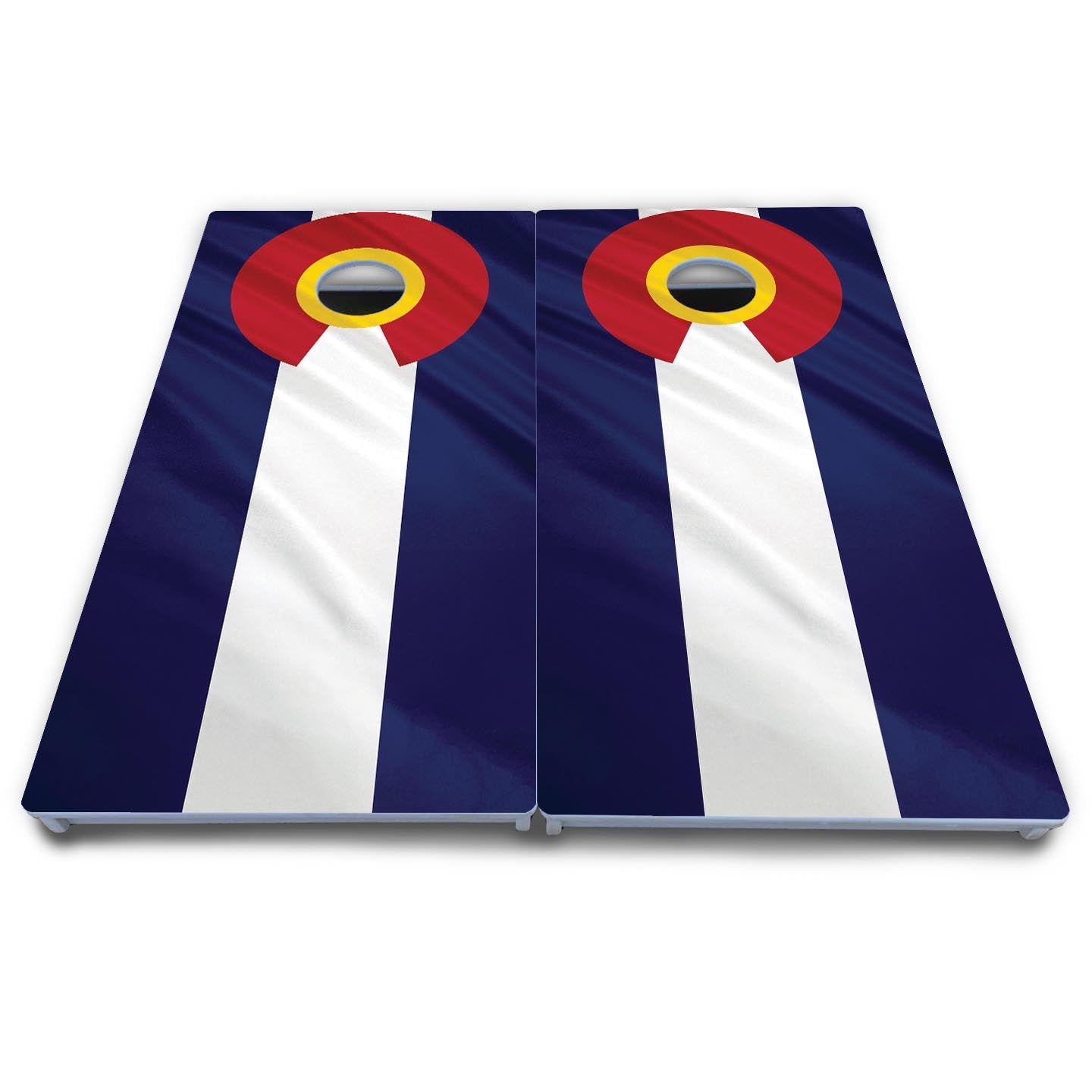 Colorful Colorado Flag Cornhole Boards - All Weather Series