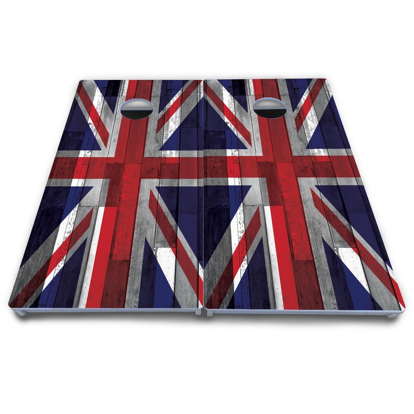 USA / Canada / Union Jack Plank Flag Cornhole Boards - All Weather Series