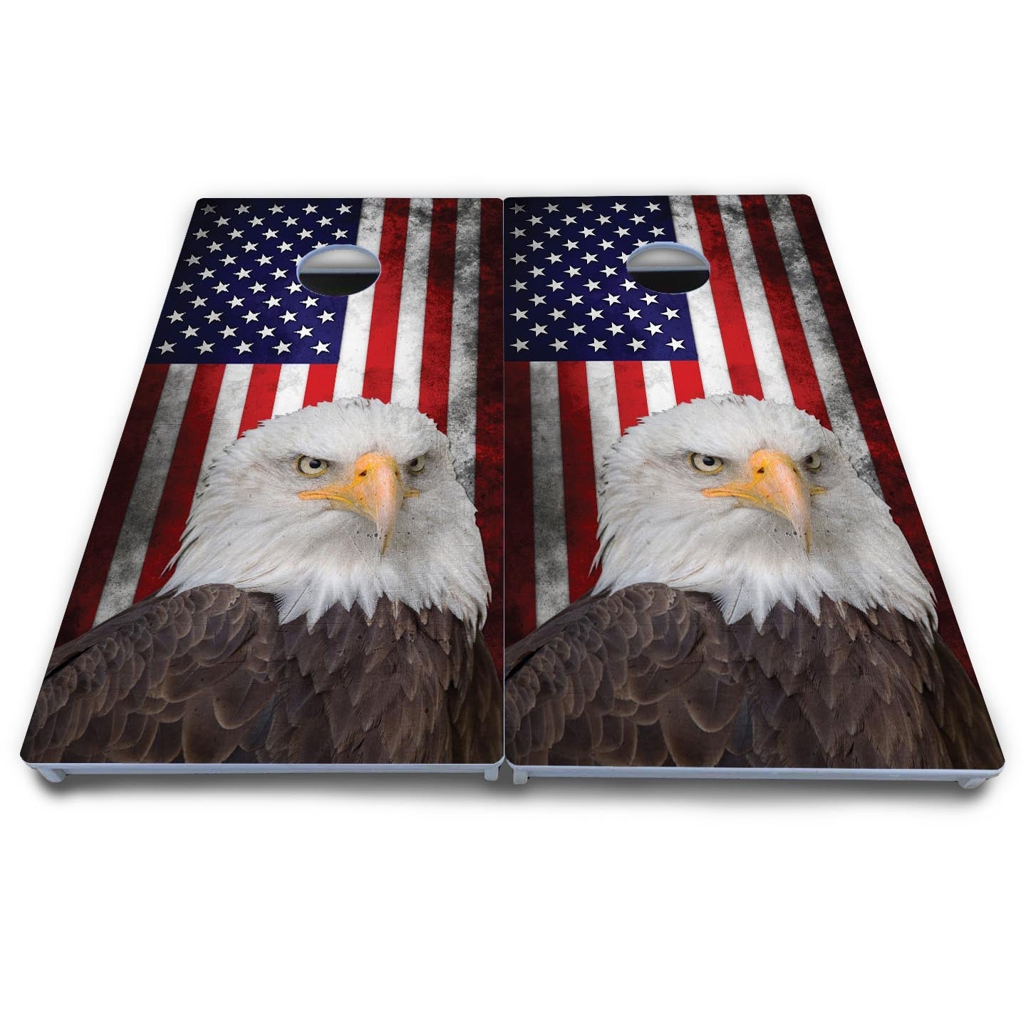 Eagle USA Flag Cornhole Boards - All Weather Series