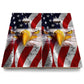 Eagle Flag Cornhole Boards - Backyard Series
