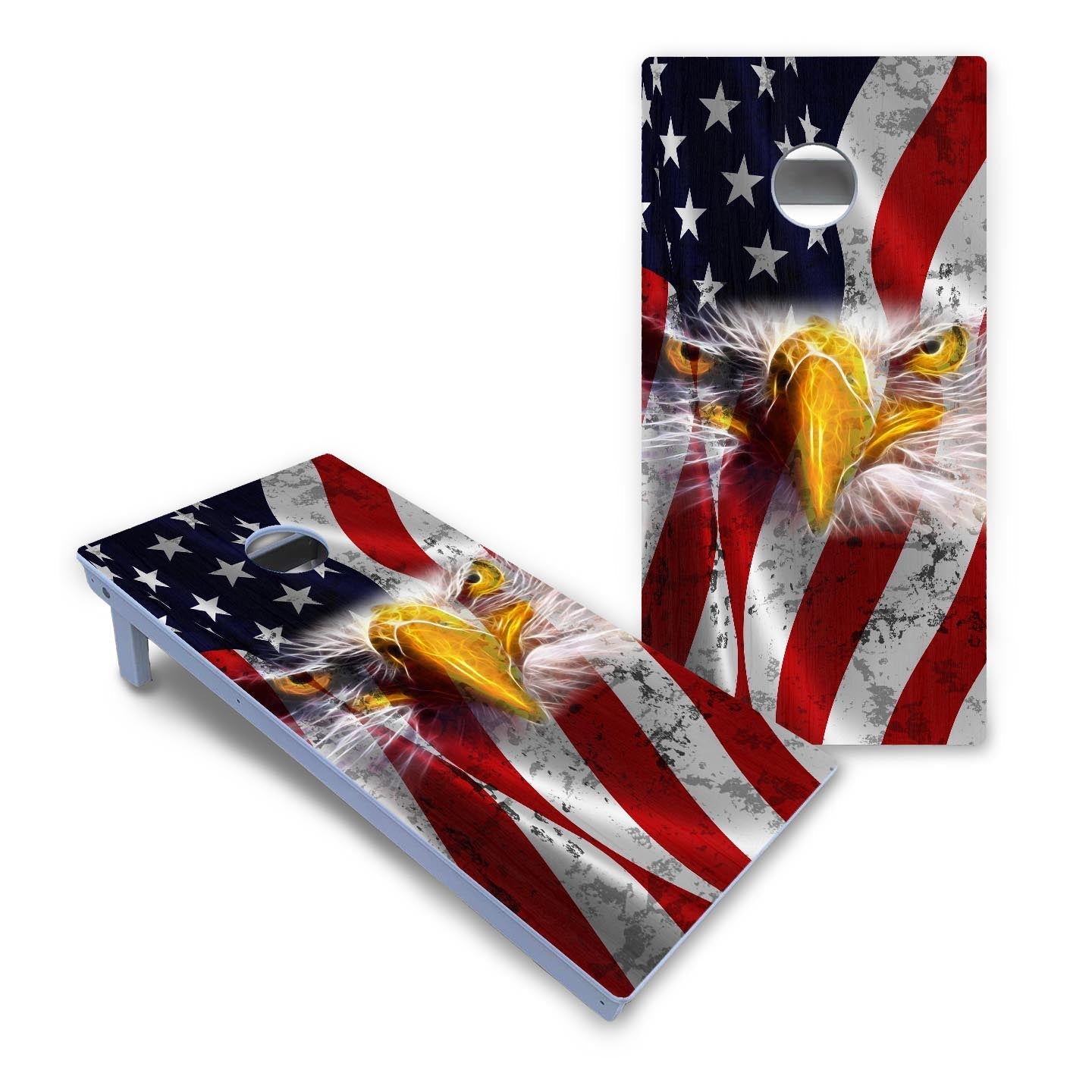 Electric Eagle Cornhole Boards - All Weather Series