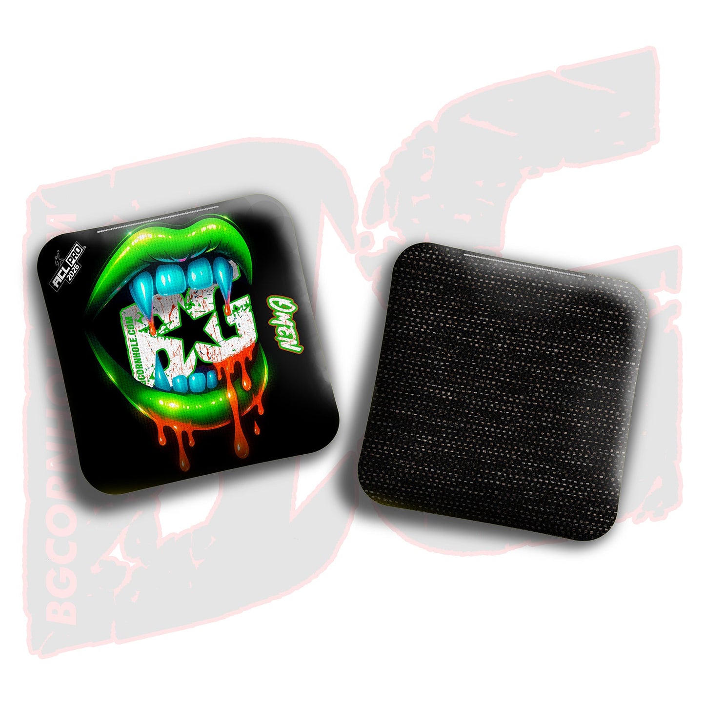 2026 BG Multiple Bag Models "Lethal Lips" - ACL Pro Stamped Cornhole Bags - SET OF 4 BAGS