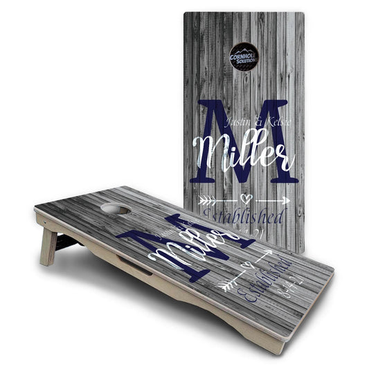 Grey Slat Cornhole Boards – Pro Lite or Pro Elite