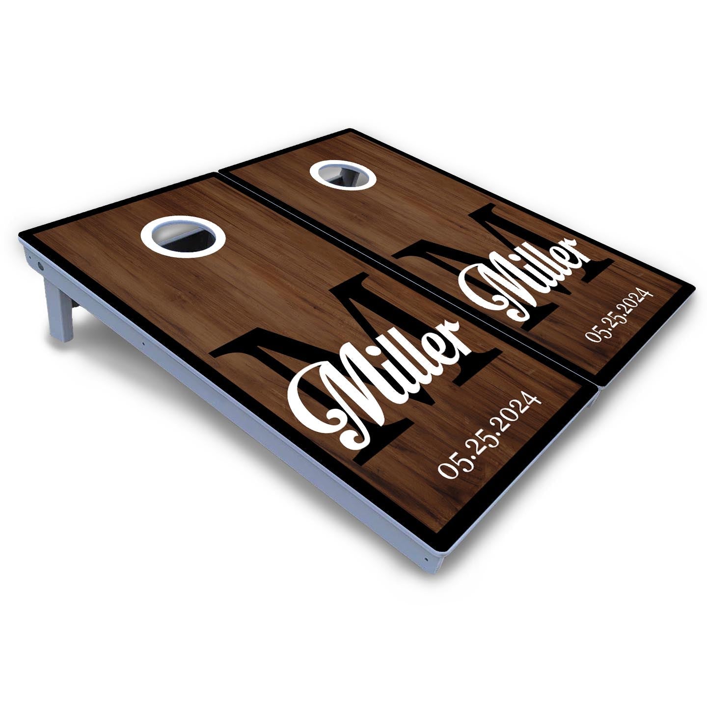 Wedding Letter Name Cornhole Boards - All Weather Series