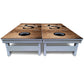 Wood Slat Name Cornhole Boards - All Weather Series