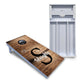 Wood Slat Name Cornhole Boards - All Weather Series