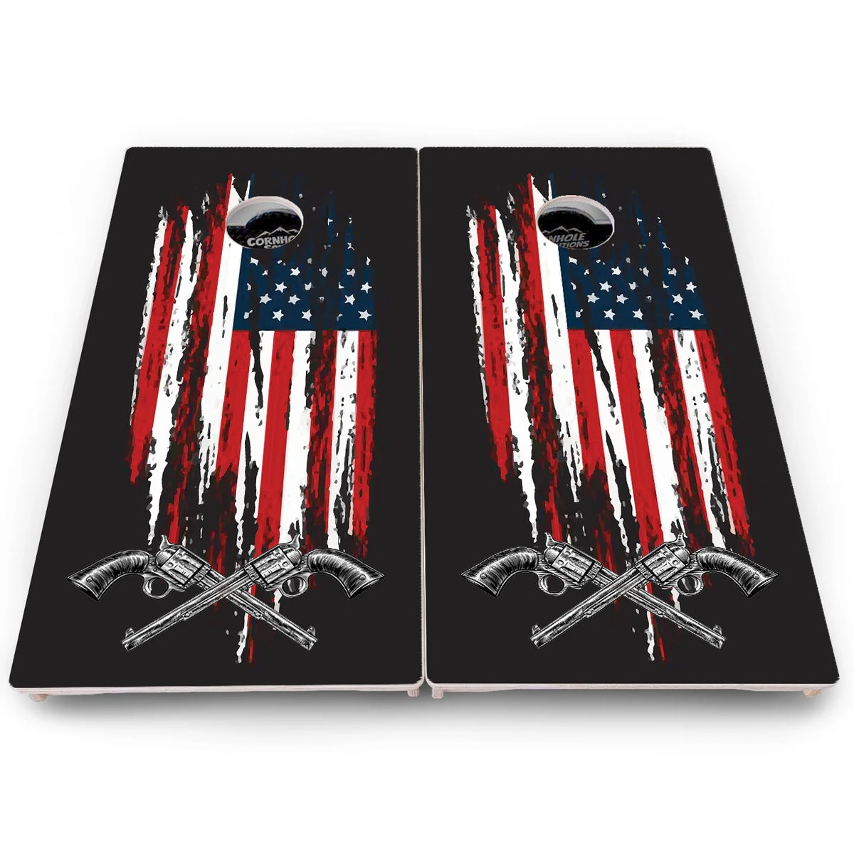 Distressed Flag Cornhole Boards – Pro Lite or Pro Elite
