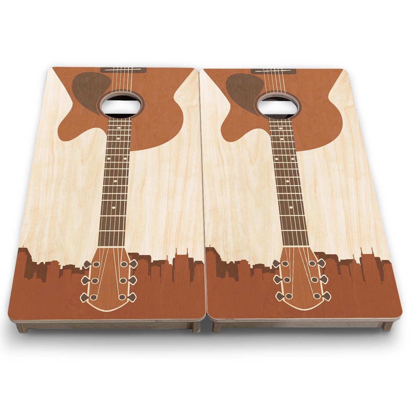 Guitar - Mini or Vacation Size Cornhole Boards