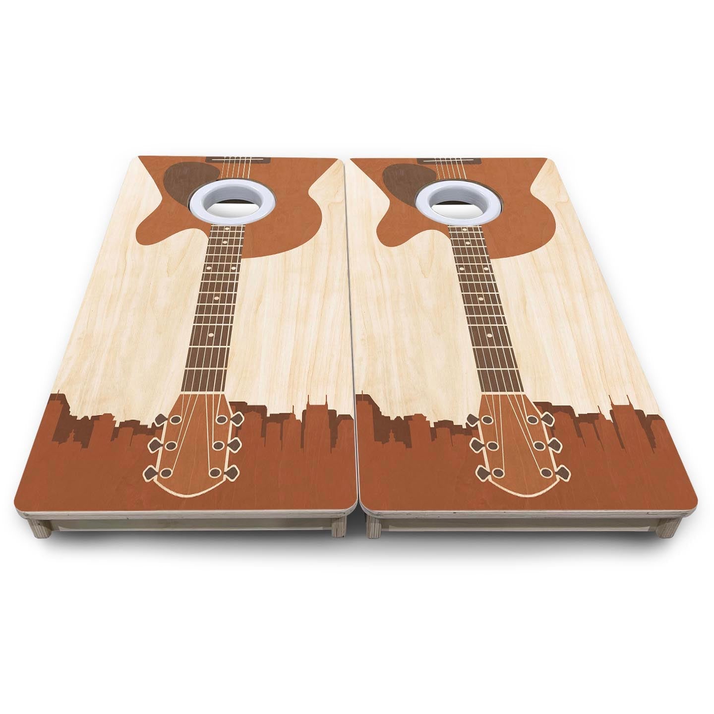 Guitar - Mini or Vacation Size Cornhole Boards