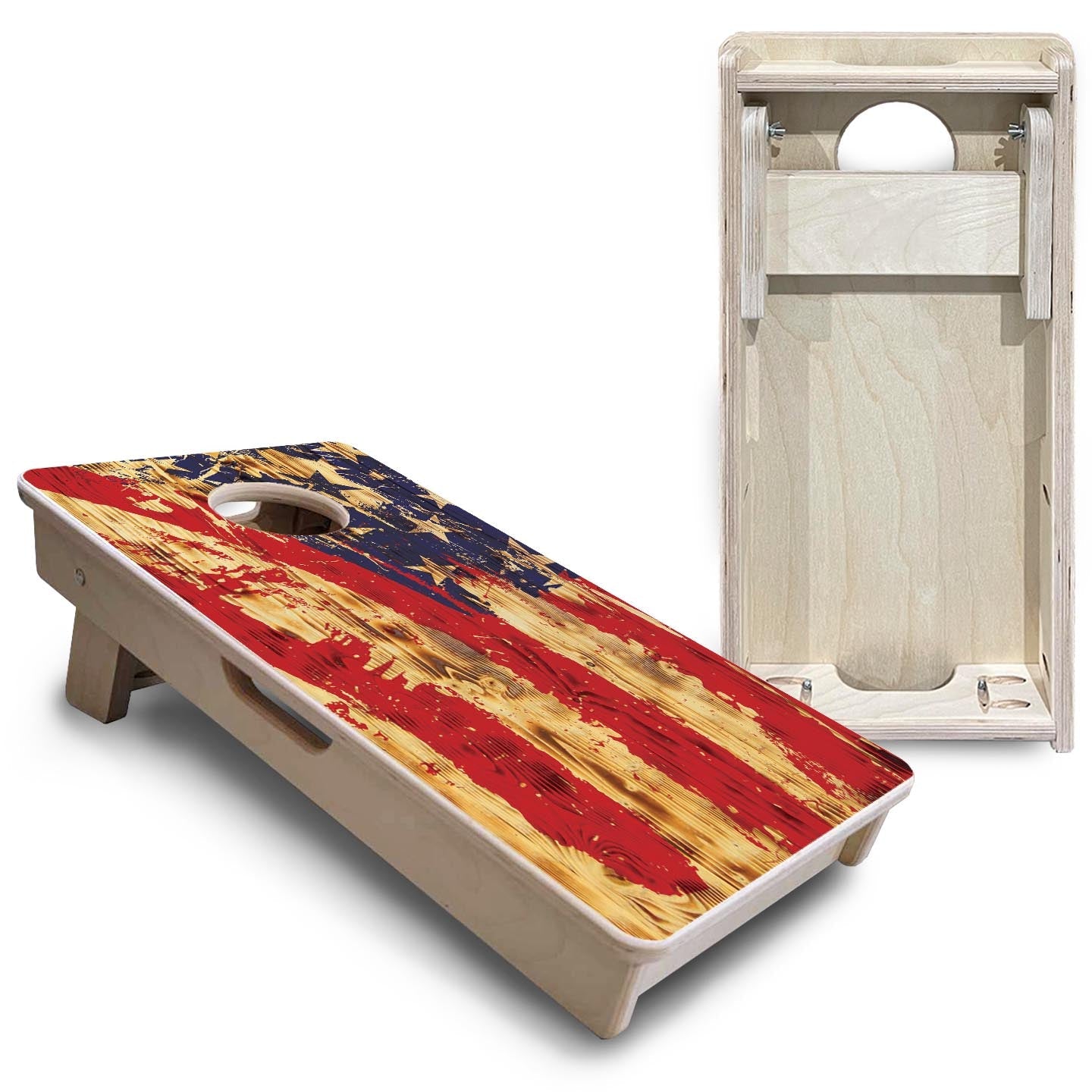 Faded Brush Flag - Mini or Vacation Size Cornhole Boards