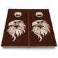 Eagle Flag Cornhole Boards - Backyard Series