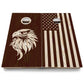 Eagle Flag Cornhole Boards - Backyard Series