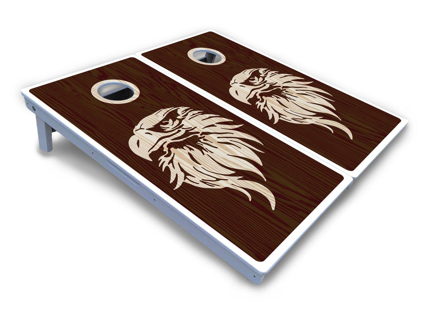 Stained Flag & Eagle Cornhole Boards - All Weather Series
