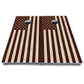 Stained Flag & Eagle Cornhole Boards - All Weather Series