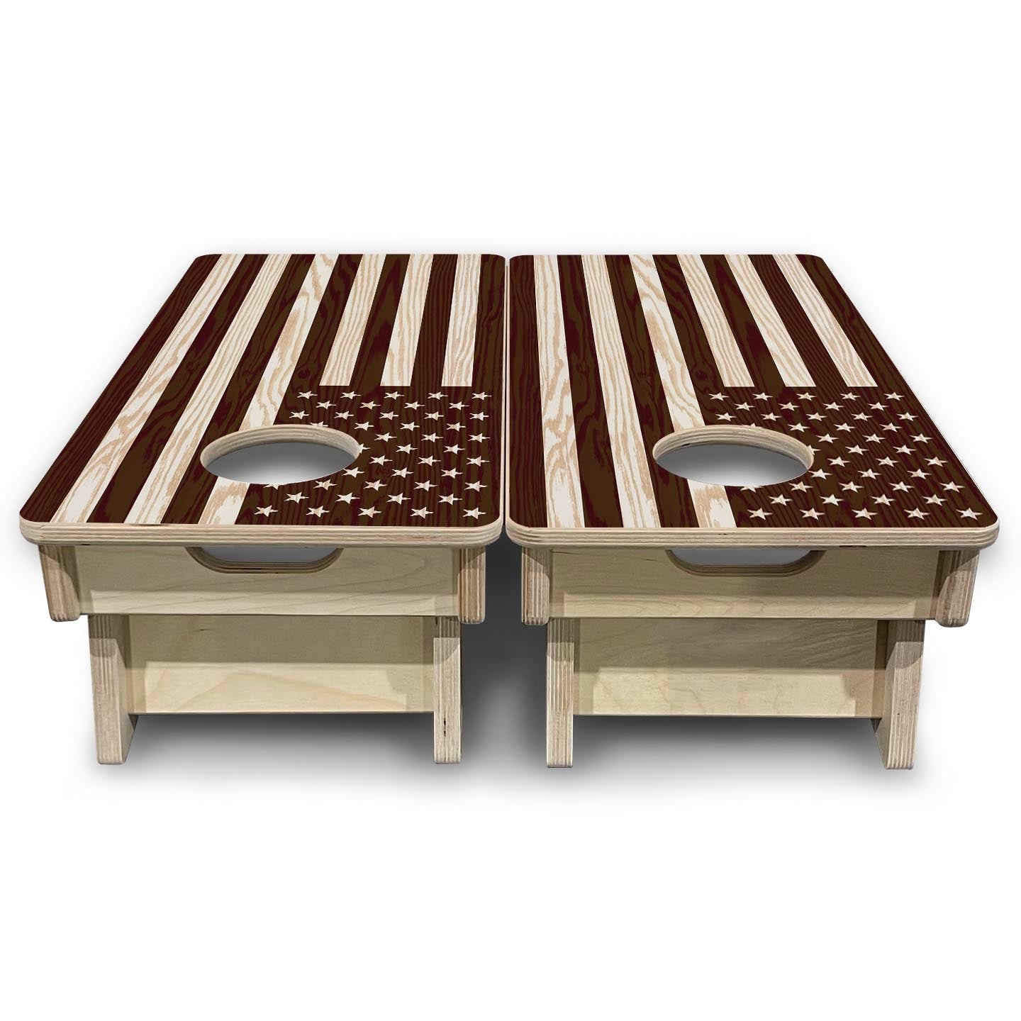 Stain Flag - Mini or Vacation Size Cornhole Boards