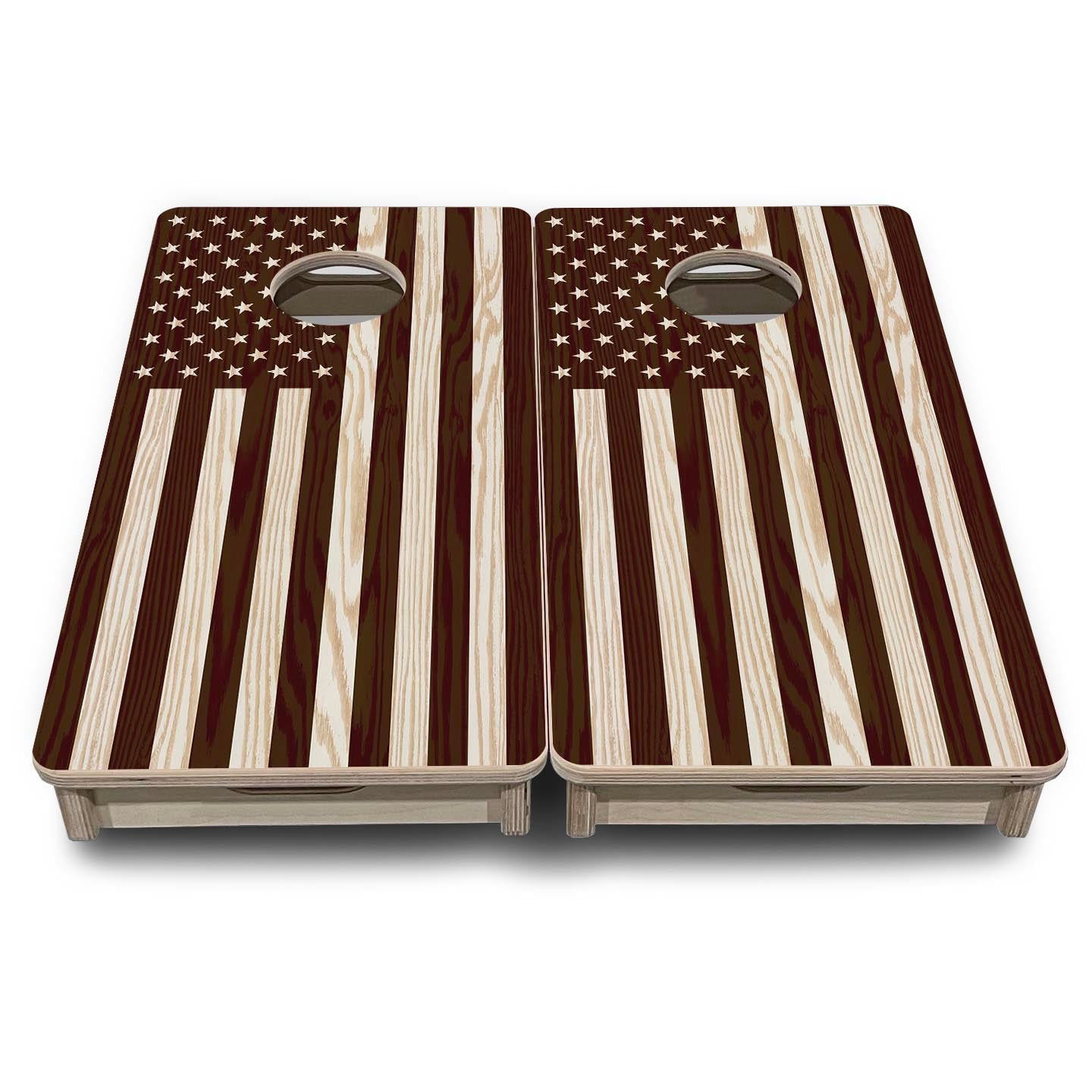 Stain Flag - Mini or Vacation Size Cornhole Boards