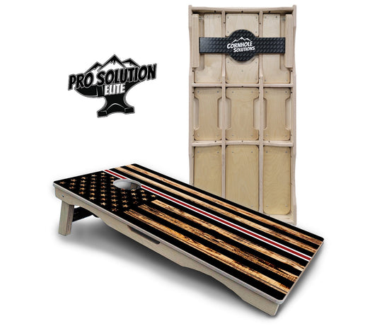 Nurse Thin Line Flag Cornhole Boards - Pro Solution Elite Series