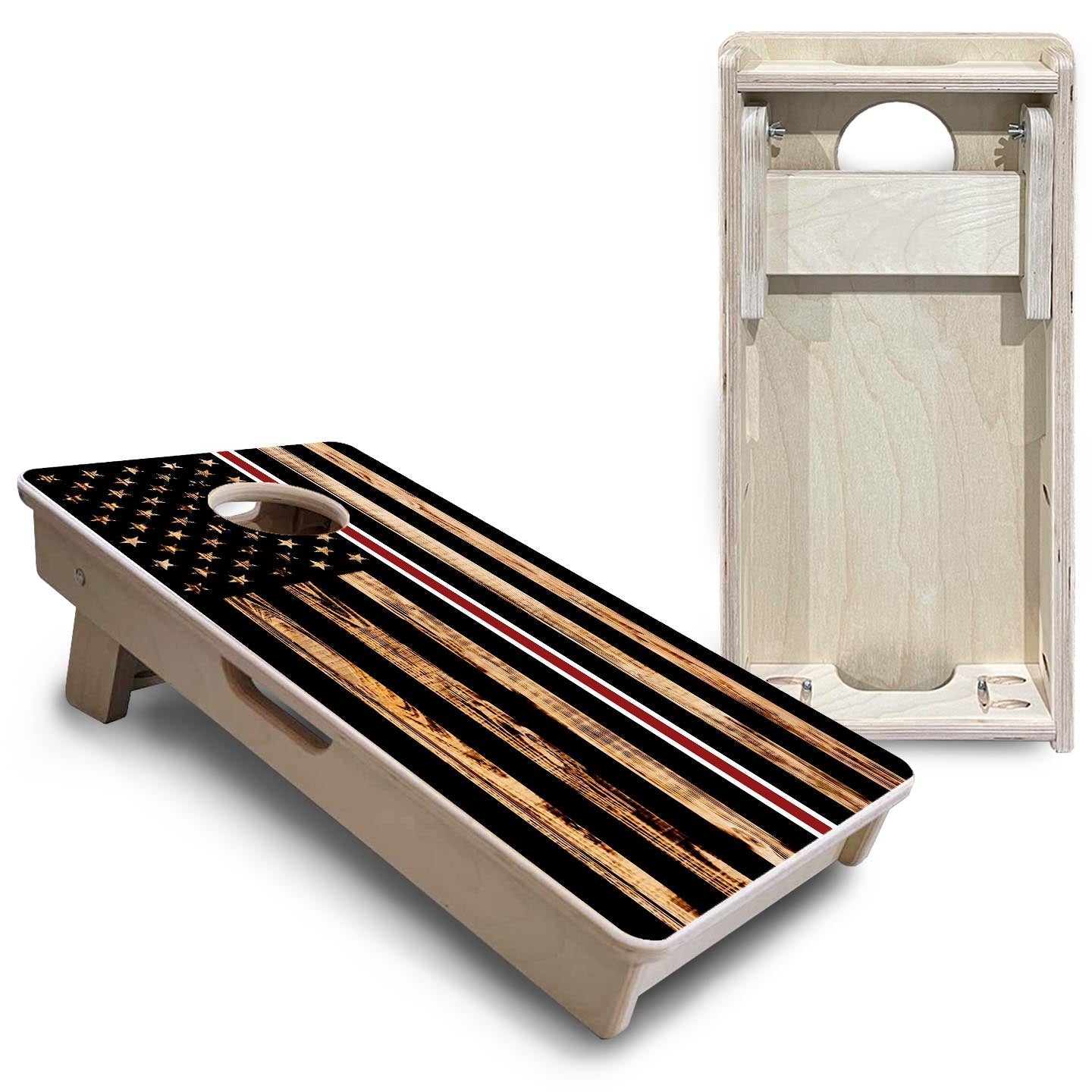 Nurse Thin Line Flag - Mini or Vacation Size Cornhole Boards