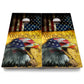 Eagle Flag Cornhole Boards - Backyard Series