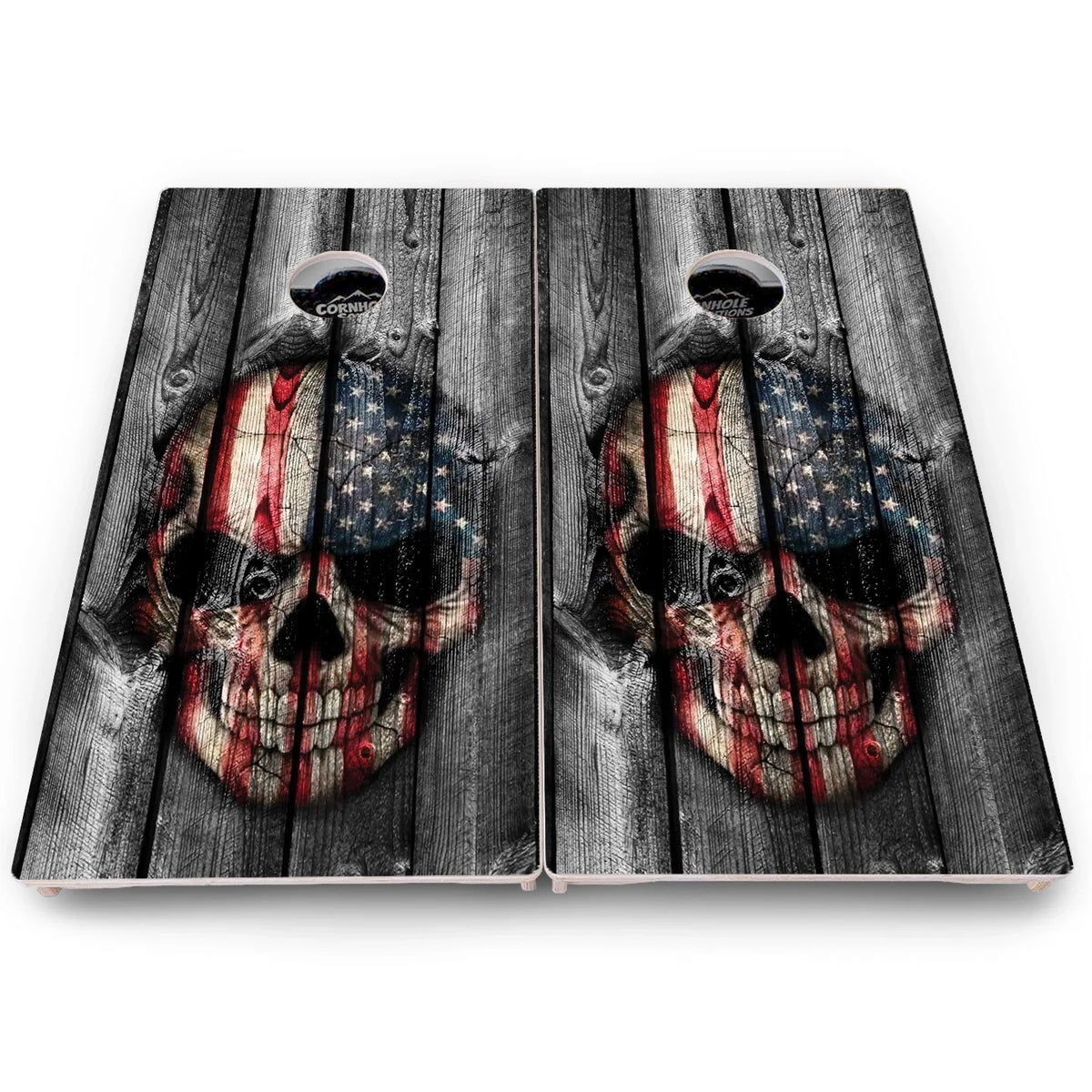 Skull Flag Cornhole Boards – Pro Lite or Pro Elite