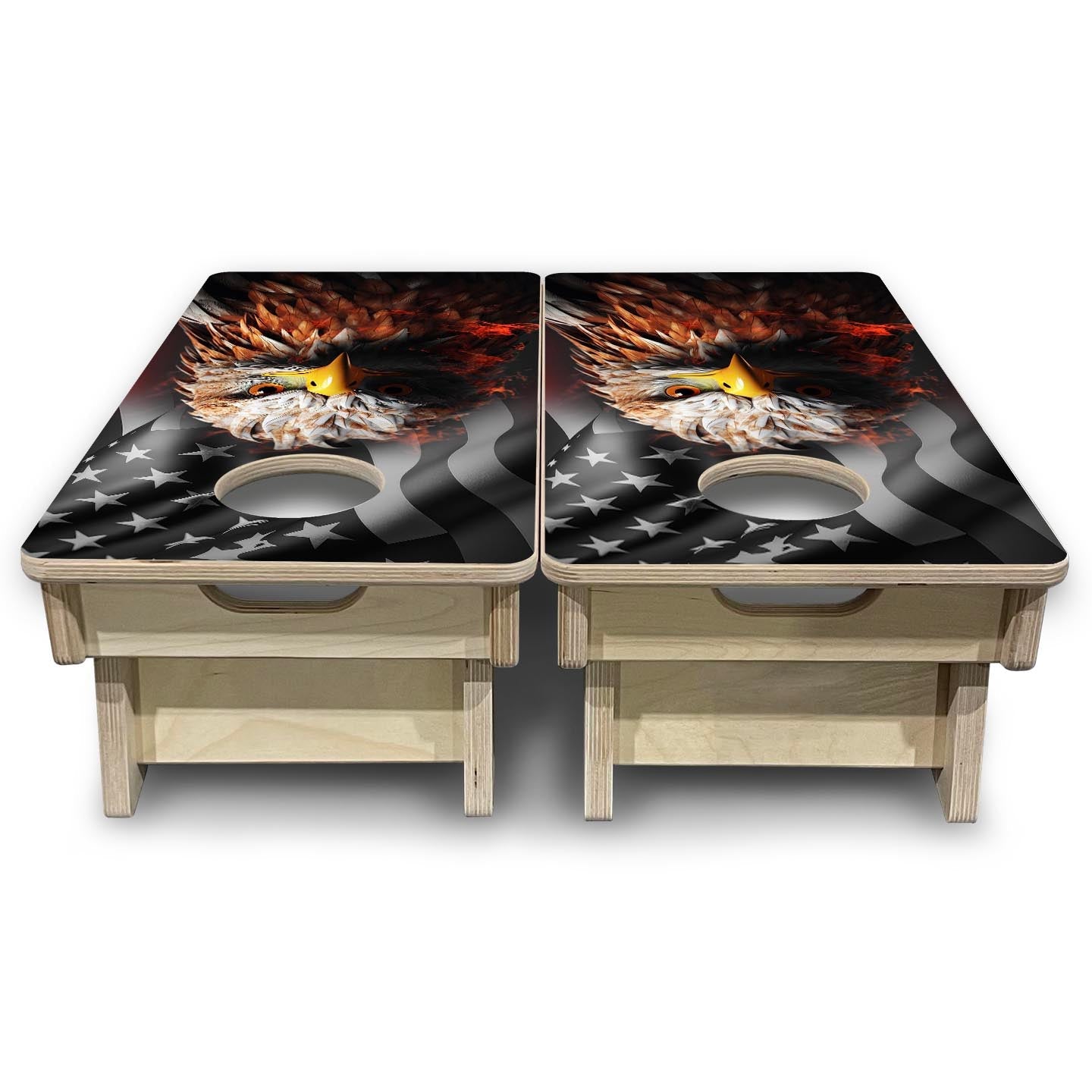 Fire Eagle - Mini or Vacation Size Cornhole Boards