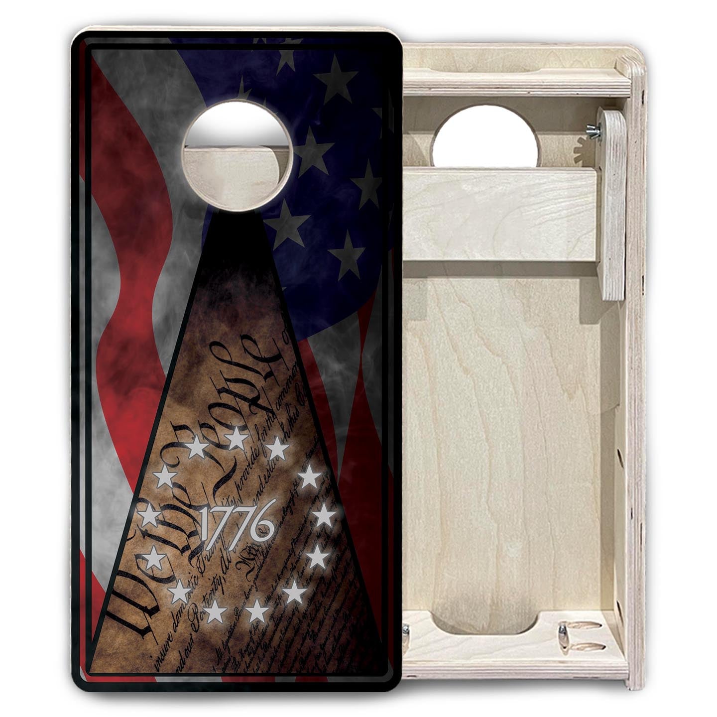 WTP 1776 Flag - Mini or Vacation Size Cornhole Boards