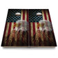 Eagle Flag Cornhole Boards - Backyard Series