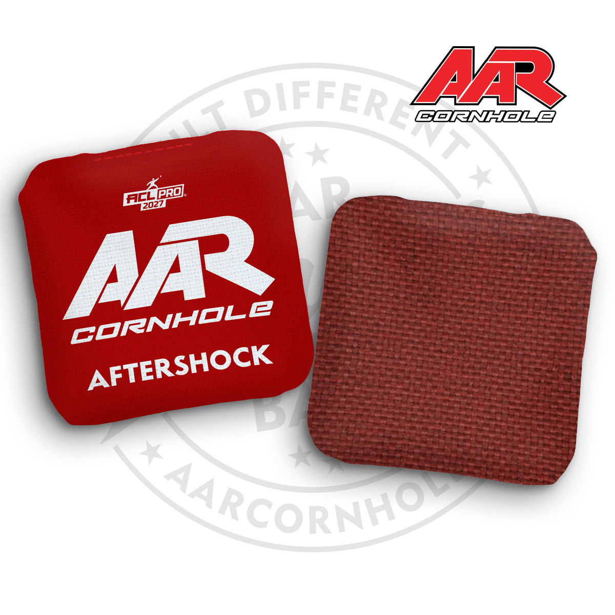 2027 AAR Aftershock Cornhole Bags - Broadcast Edition - ACL Pro Stamped - SET OF 4