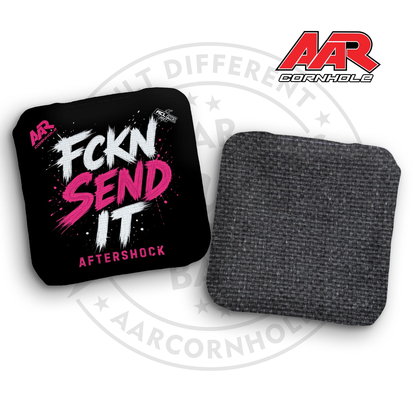 2027 AAR Aftershock Cornhole Bags - FCKN SEND IT Edition - ACL Pro Stamped - SET OF 4