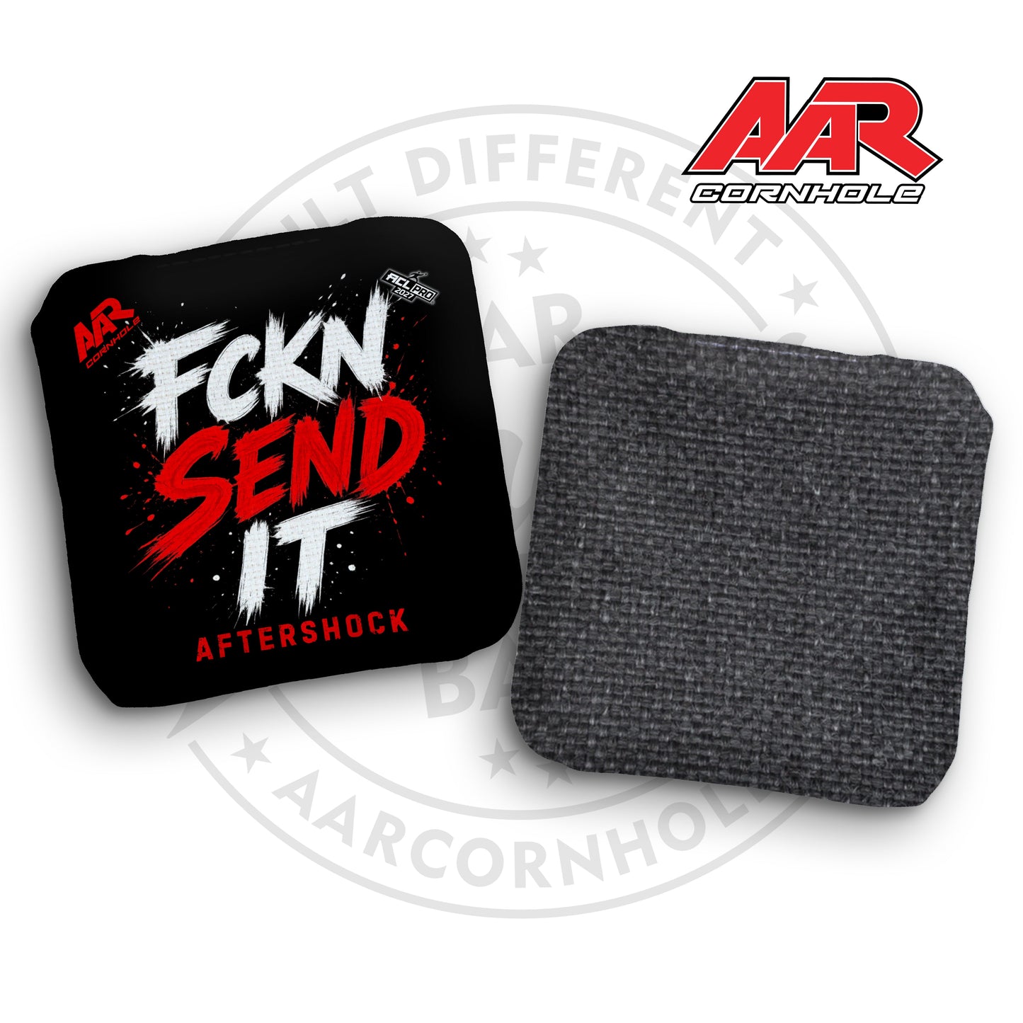 2027 AAR Aftershock Cornhole Bags - FCKN SEND IT Edition - ACL Pro Stamped - SET OF 4