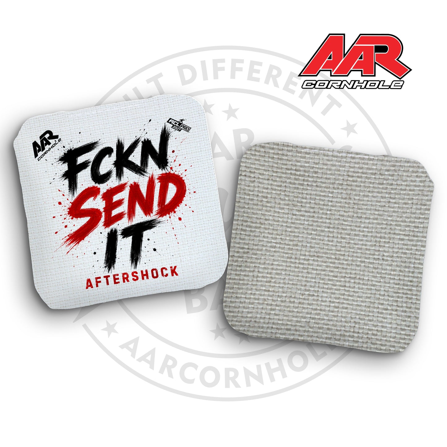 2027 AAR Aftershock Cornhole Bags - FCKN SEND IT Edition - ACL Pro Stamped - SET OF 4