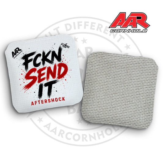 2027 AAR Aftershock Cornhole Bags - FCKN SEND IT Edition - ACL Pro Stamped - SET OF 4