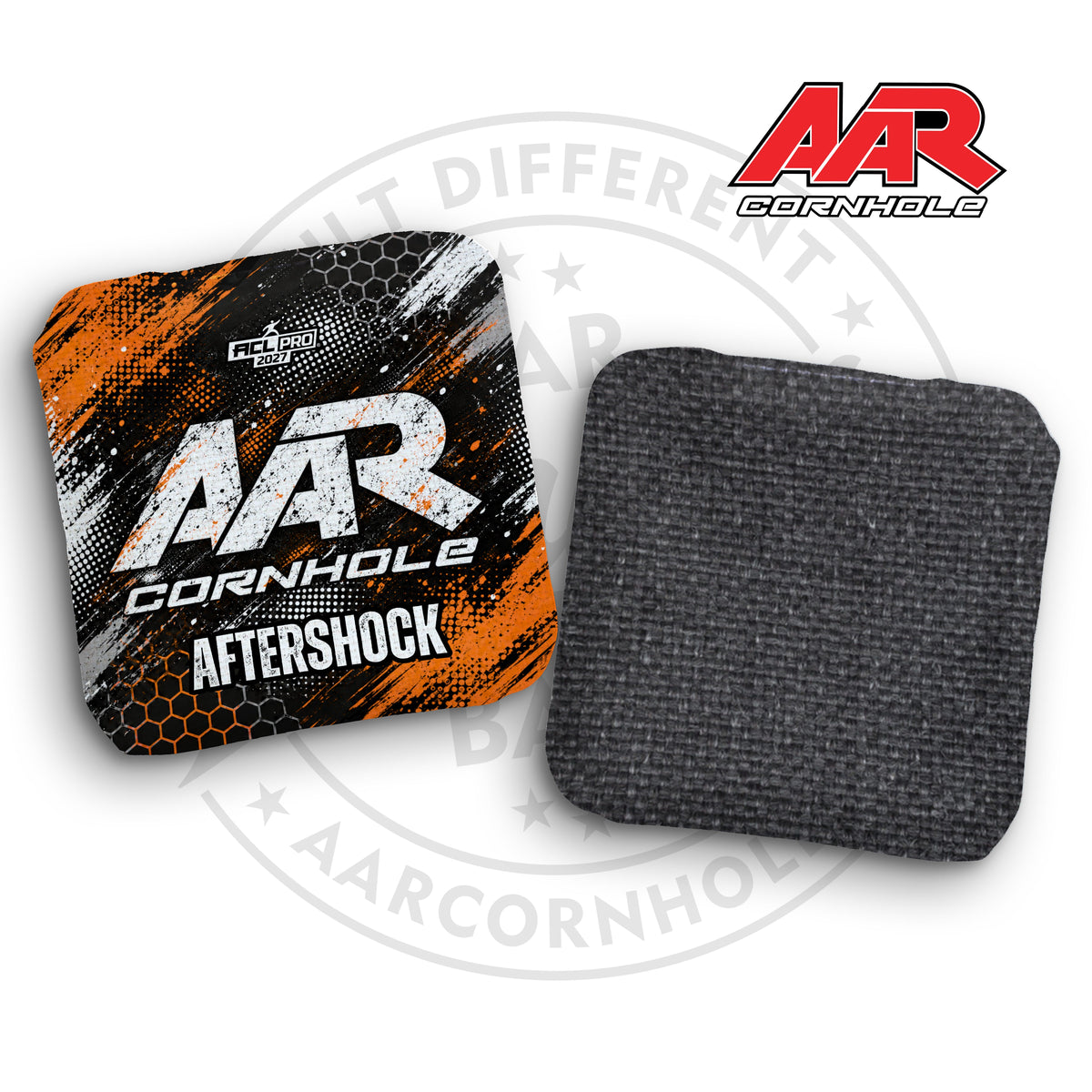 2027 AAR Aftershock Cornhole Bags - Halftone Grunge Edition - ACL Pro Stamped - SET OF 4