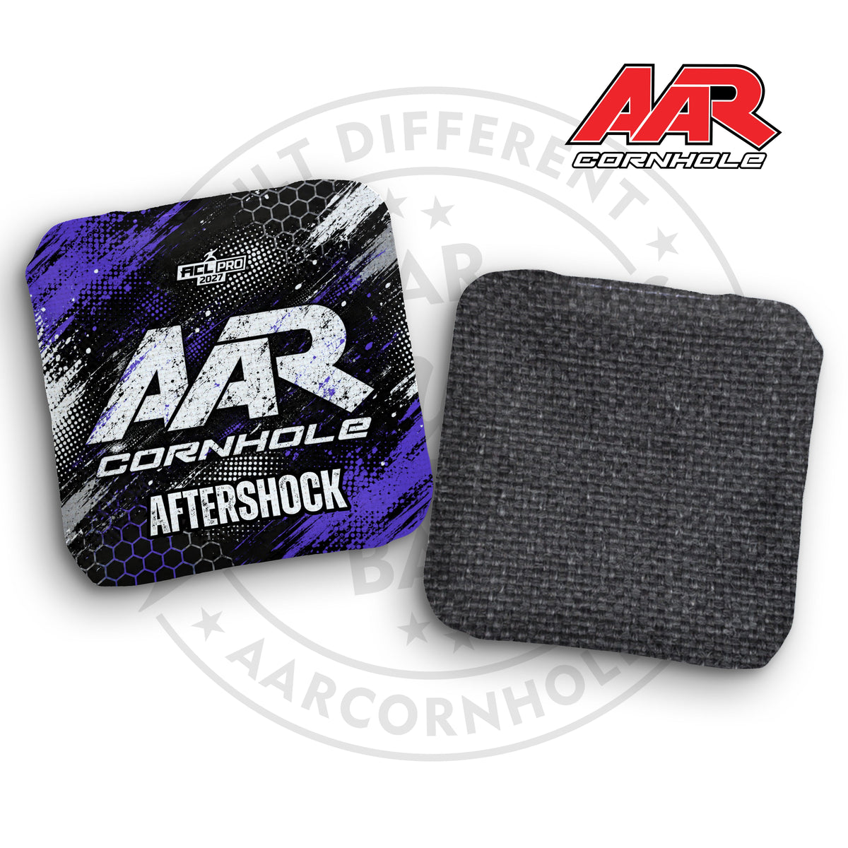 2027 AAR Aftershock Cornhole Bags - Halftone Grunge Edition - ACL Pro Stamped - SET OF 4