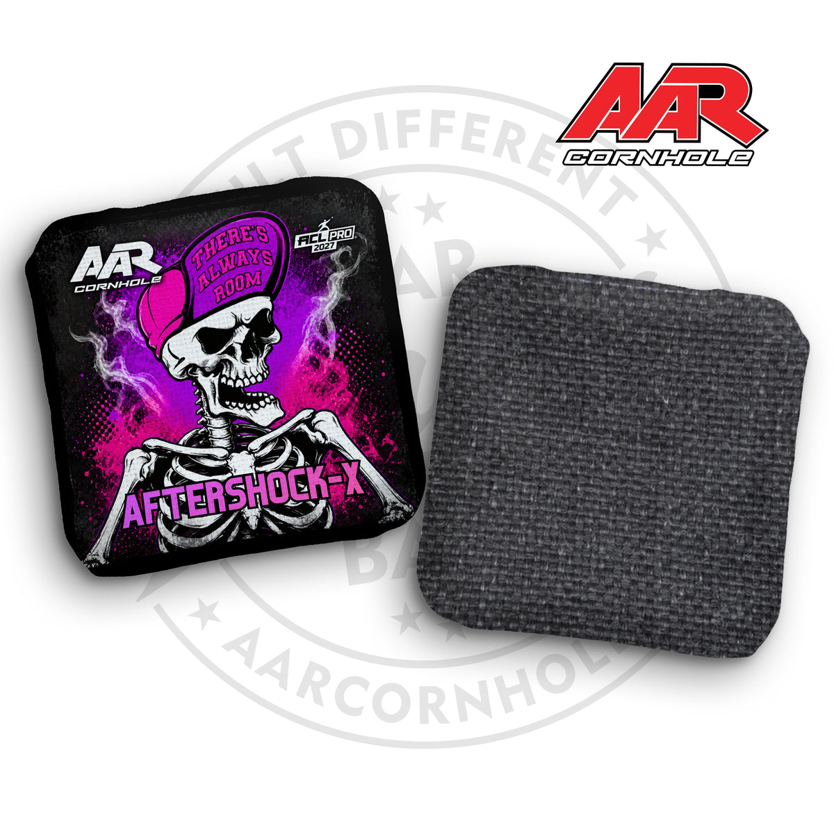 2027 AAR Aftershock-X Cornhole Bags - Skeleton Edition - ACL Pro Stamped - SET OF 4