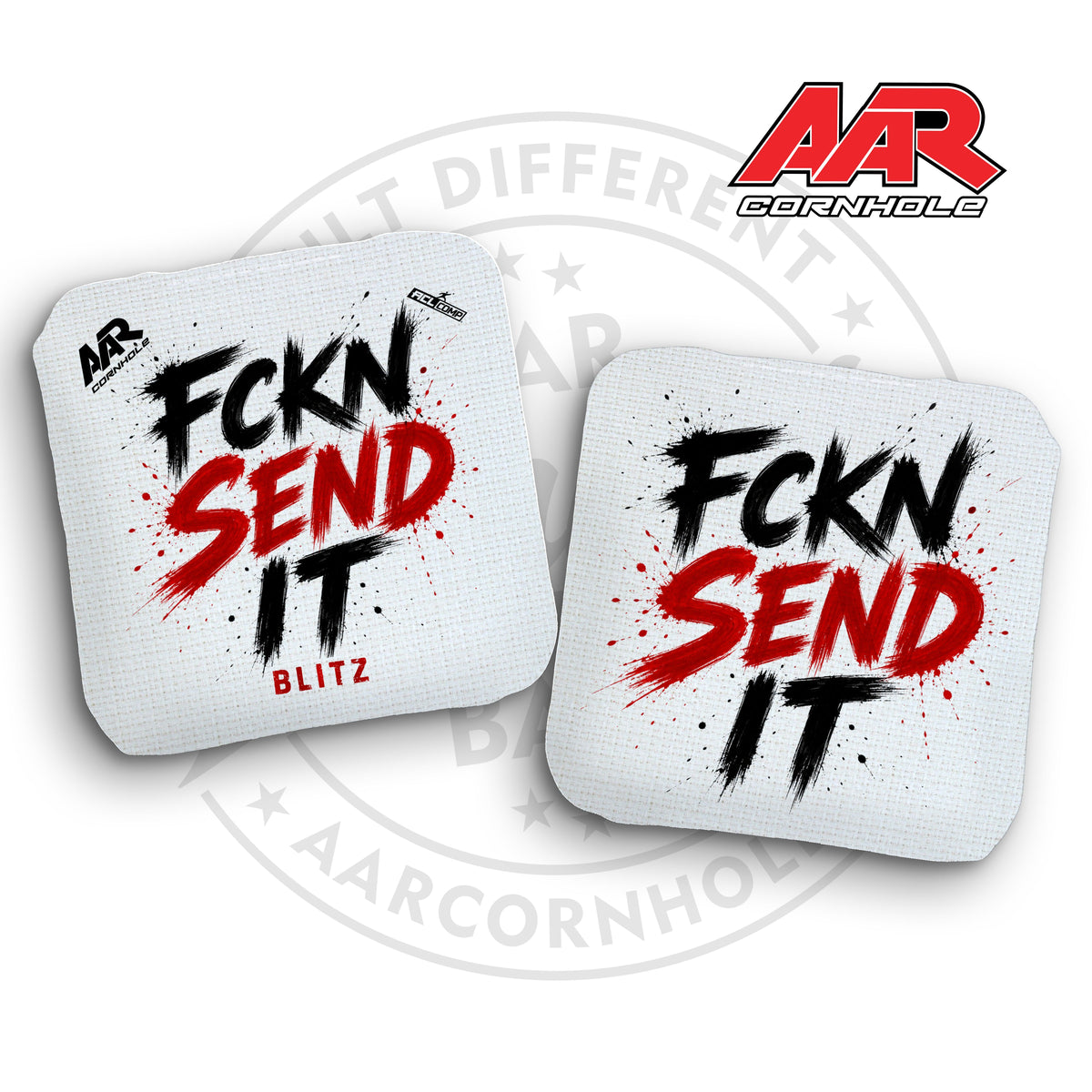 2027 AAR Blitz Cornhole Bags - FCKN SEND IT Edition - ACL Comp Stamped - SET OF 4