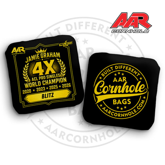 2027 AAR Blitz Cornhole Bags - World Champ Singles Edition - ACL Comp Stamped - SET OF 4