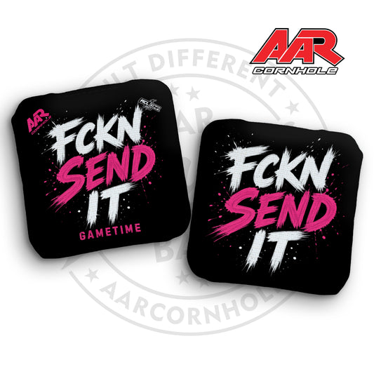 2027 AAR Gametime Cornhole Bags - FCKN SEND IT Edition - ACL Comp Stamped - SET OF 4