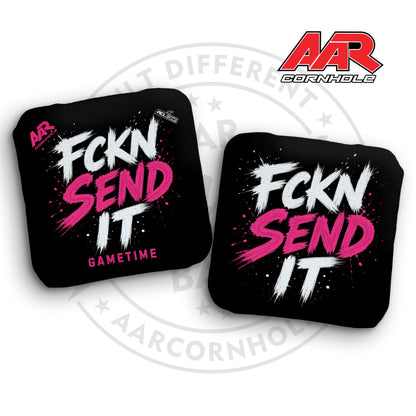2027 AAR Gametime Cornhole Bags - FCKN SEND IT Edition - ACL Comp Stamped - SET OF 4