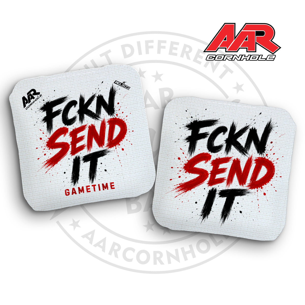 2027 AAR Gametime Cornhole Bags - FCKN SEND IT Edition - ACL Comp Stamped - SET OF 4