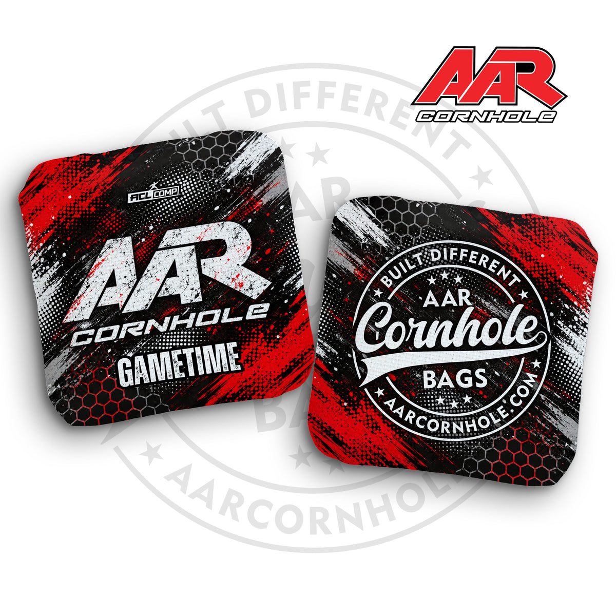2027 AAR Gametime Cornhole Bags - Halftone Grunge Edition - ACL Comp Stamped - SET OF 4