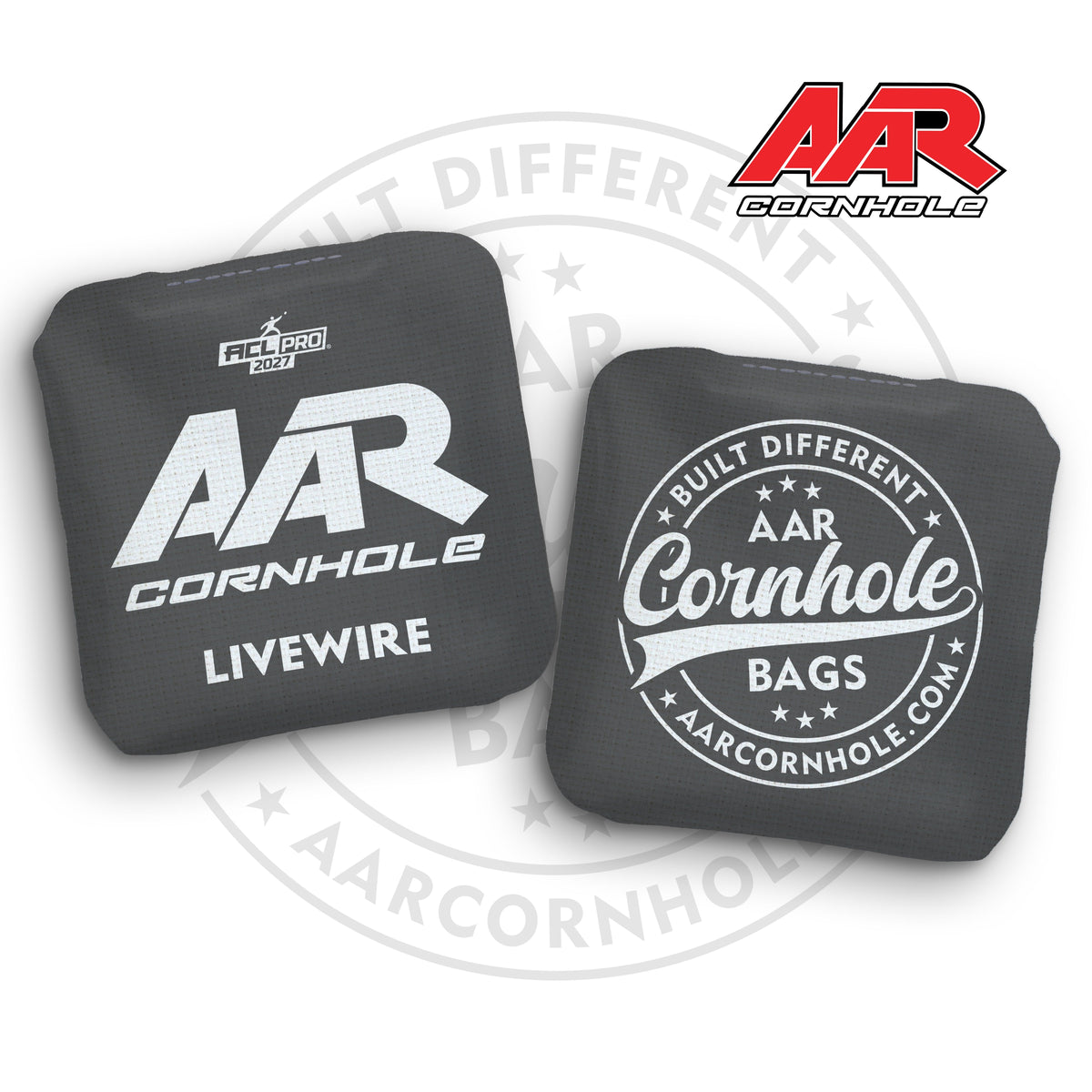 2027 AAR Livewire Cornhole Bags - Broadcast Edition - ACL Pro Stamped - SET OF 4