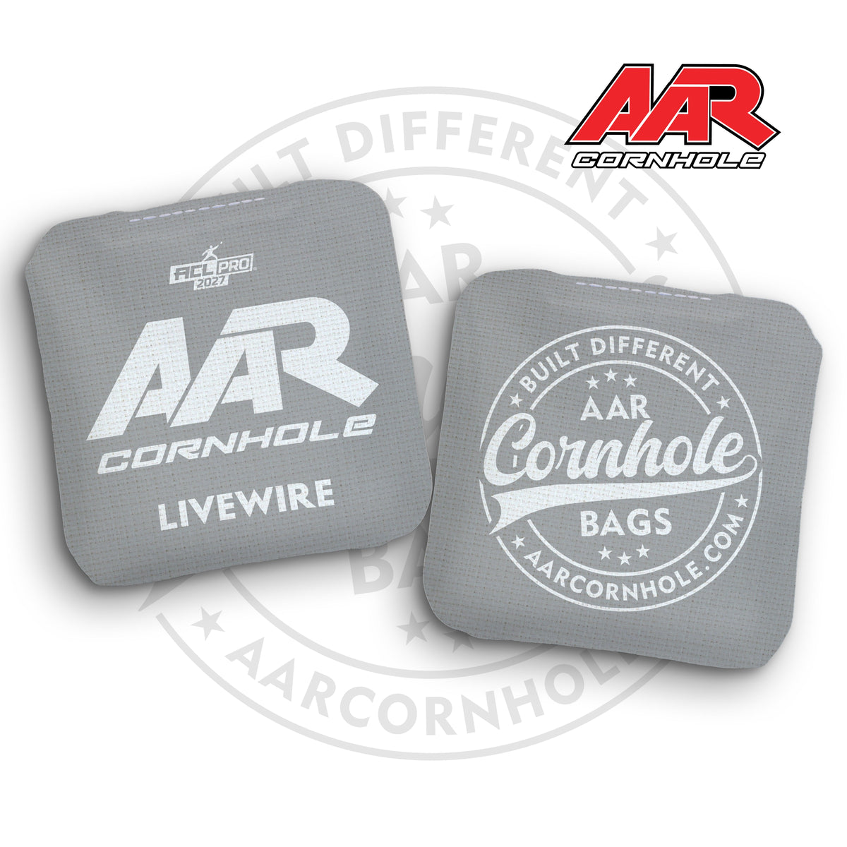 2027 AAR Livewire Cornhole Bags - Broadcast Edition - ACL Pro Stamped - SET OF 4