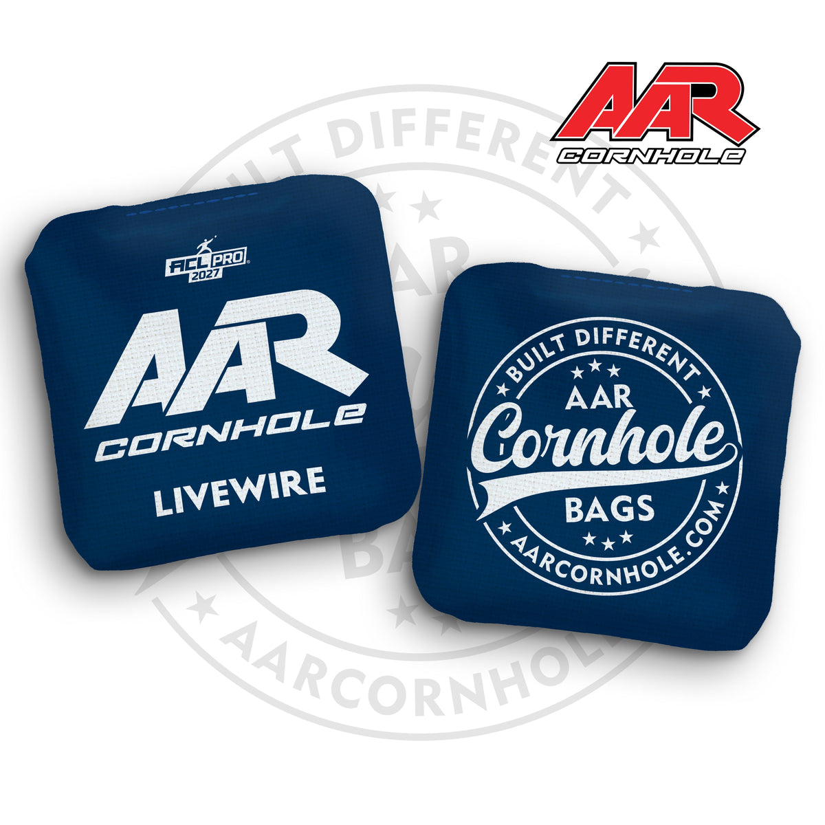 2027 AAR Livewire Cornhole Bags - Broadcast Edition - ACL Pro Stamped - SET OF 4