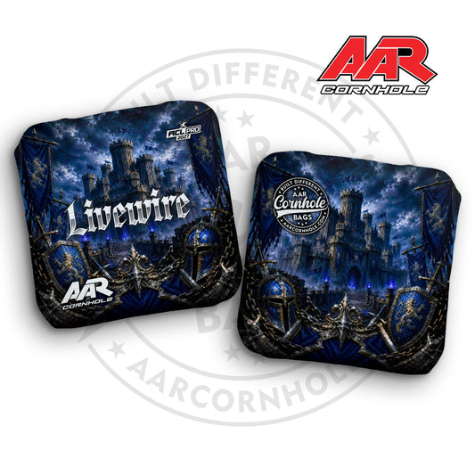 2027 AAR Livewire Cornhole Bags - Medieval Edition - ACL Pro Stamped - SET OF 4